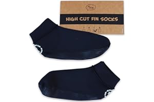 Ho Stevie! High Cut Fin Socks - Prevent Blisters, Super Comfy With Any Bodyboard, Bodysurf, or Swim Fins