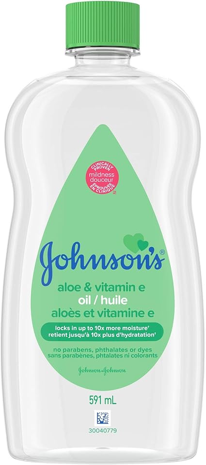 baby oil aloe vera and vitamin e