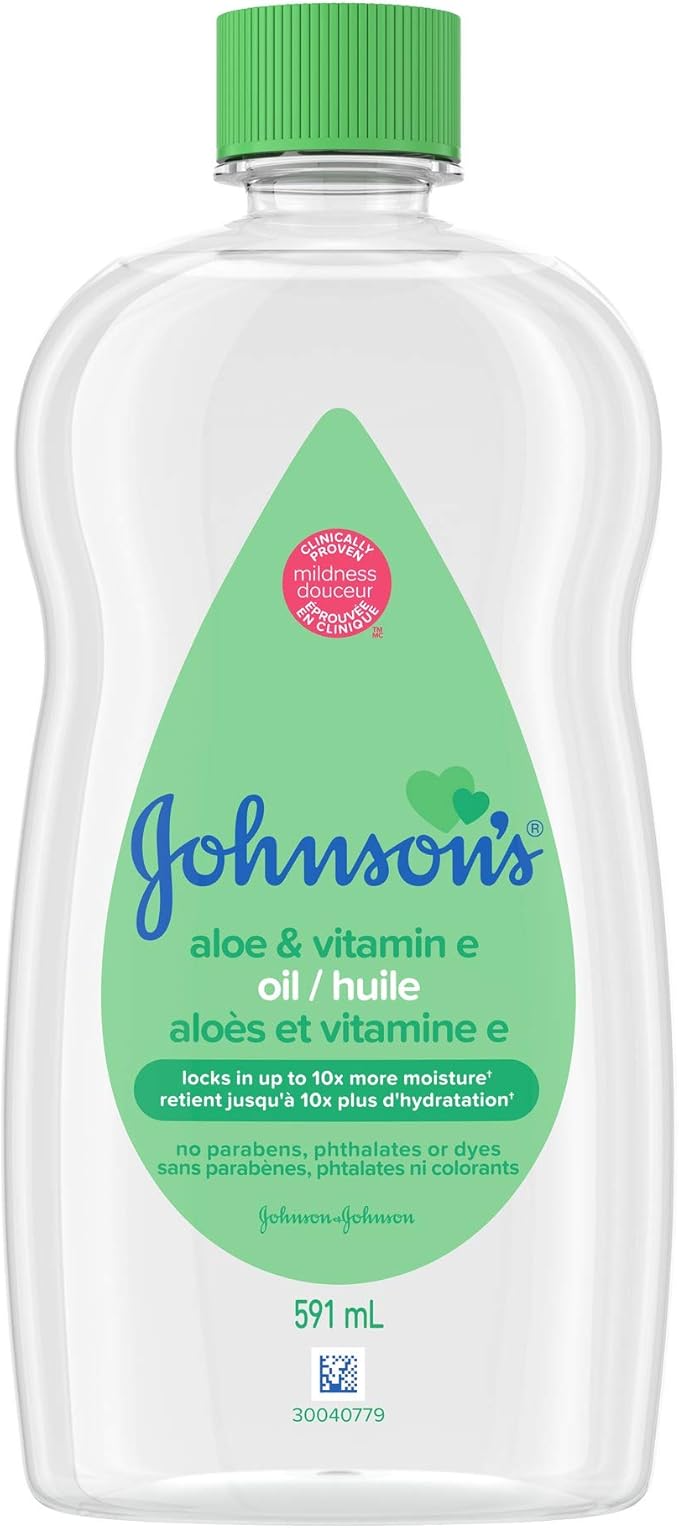 johnson's aloe & vitamin e oil gel