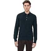 Long Sleeve Grid Links Sweater Polo