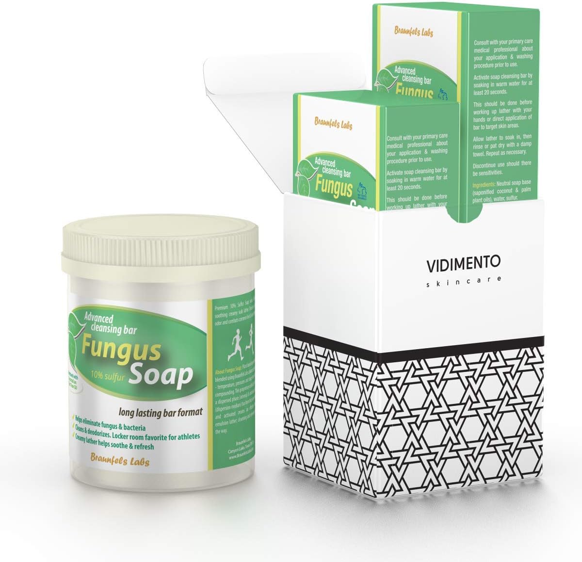Fungus/Fungal Soap - 3 Pack, Nagelpilz, Fusspilz, Schweißfüße, Schweißgeruch, Fussgeruch, Stinkfüsse, fugal