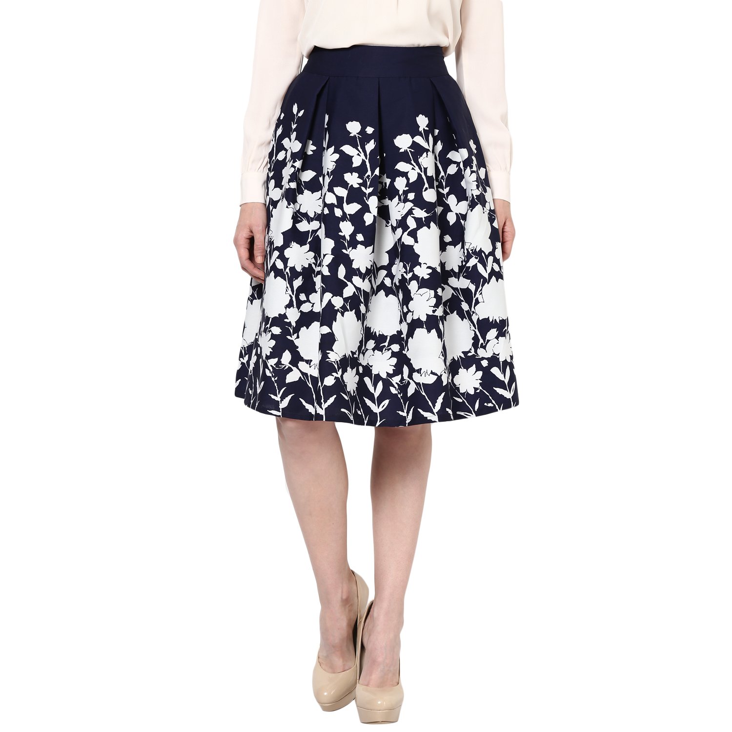 harpa women's a-line skirts (gr2670_navy)