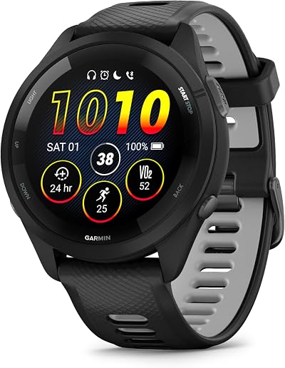 Garmin Forerunner 265 with Music 46mm GPS Running Smartwatch AMOLED