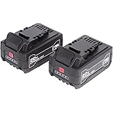 LUJENAN 2Pack 20V 5Ah Replacement Lithium Batteries Compatible with Hercules 20V Cordless Tools, for HC01 HC08 HC09 HC012, HC04 HC06 Chargers