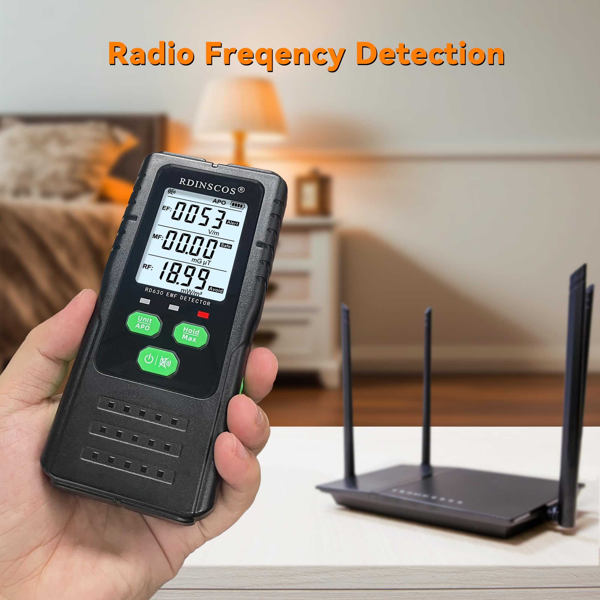 Mua EMF Detector, Detect All 3 Types of Electromagnetic Radiation Field ...