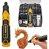 XIFOWE Resin Drill 3D Printed Resin Cured Sanding and Polishing Tool Kit, Mini Tepy-C Cordless Electric Rotary Sander with 57