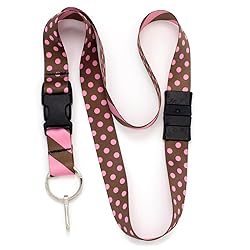 Buttonsmith Chocolate and Pink Dots Premium