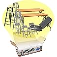 Tables, Ladders & Chairs Match Accessory Set for Wrestling Action Figures