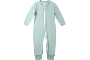 Owlivia Rayon Made from Bamboo Baby Footless Pajamas, Boys and Girls Zip up Sleep and Play, Long-Sleeve Coveralls