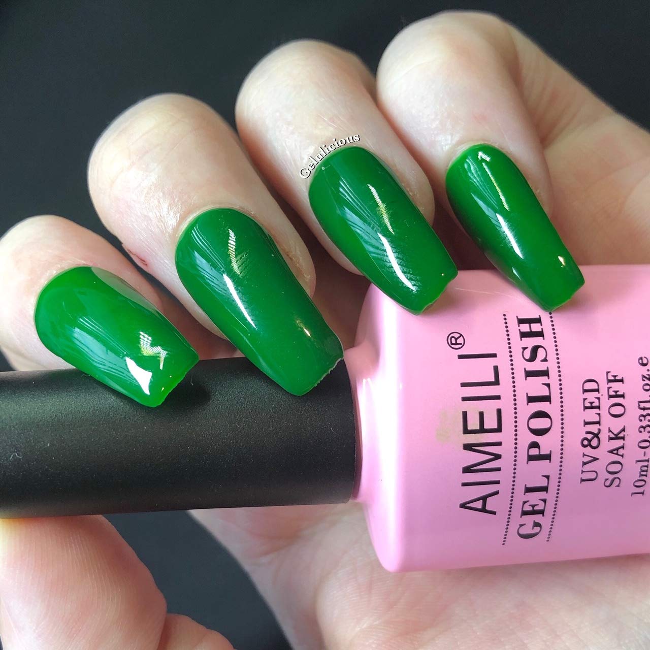 Amazon Com Aimeili Soak Off Uv Led Gel Nail Polish Candy Green