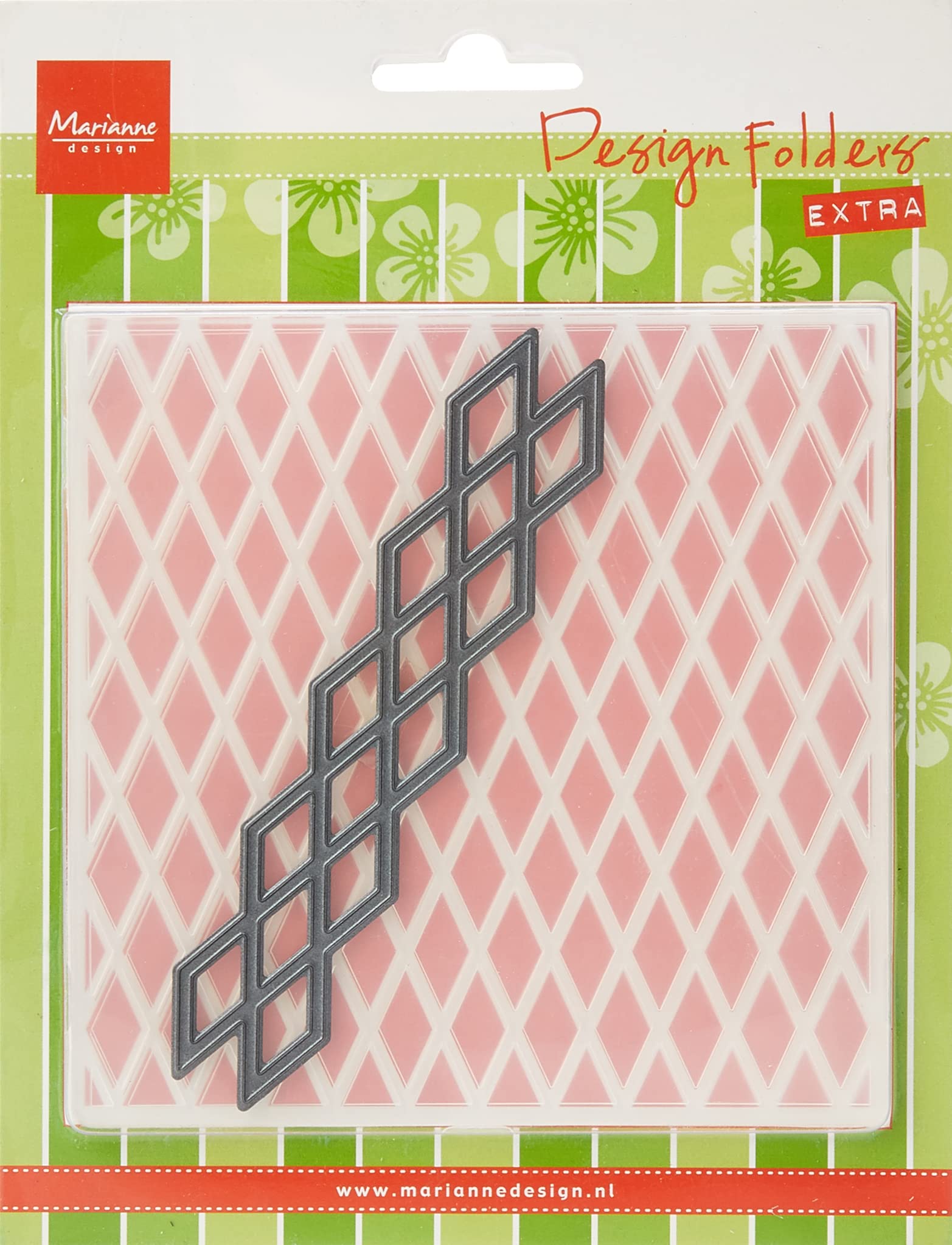 Marianne Design Diamonds Embossing Folder and Cutting Die