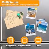 Wukong 24Pcs Round Fridge Magnets 6 Colors 30mm 8mm Thick with Iron Box view 3