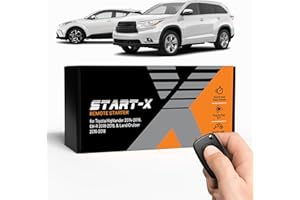 Start-X Remote Starter Kit for Toyota Highlander (2014-2019), C-HR (2018-2019), Land Cruiser (2016-2018) Vehicles | Push-to-Start Ignition | Plug N Play | Lock 3X to Remote Start | No Wire Splicing