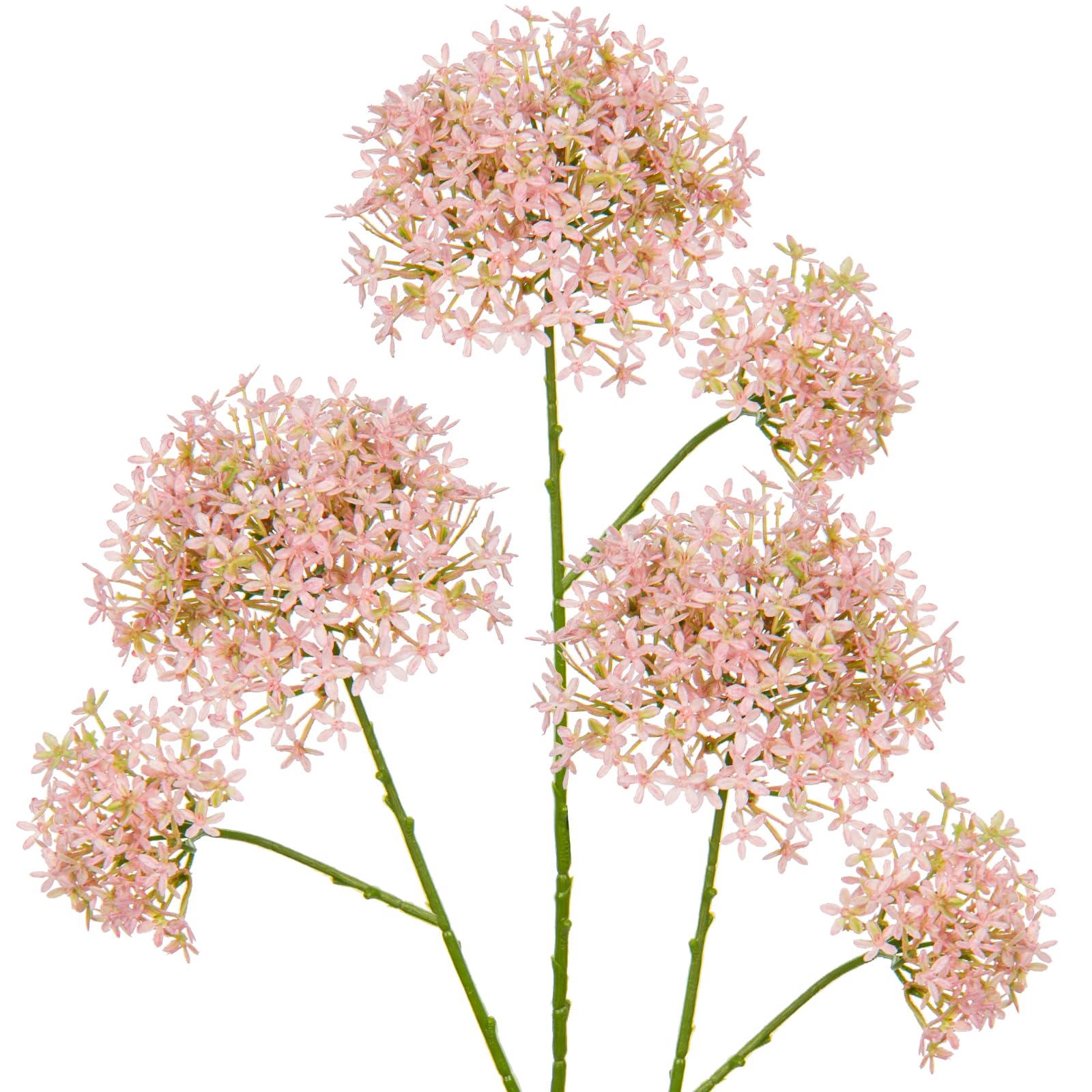 Briful 3PCS Artificial Crown Flowers with Long Stem, 27.5" Spring Flowers Light Pink Artificial Flowers for Floral Arrangement, Crown Fake Flowers for Home Decor Spring Summer Decorations
