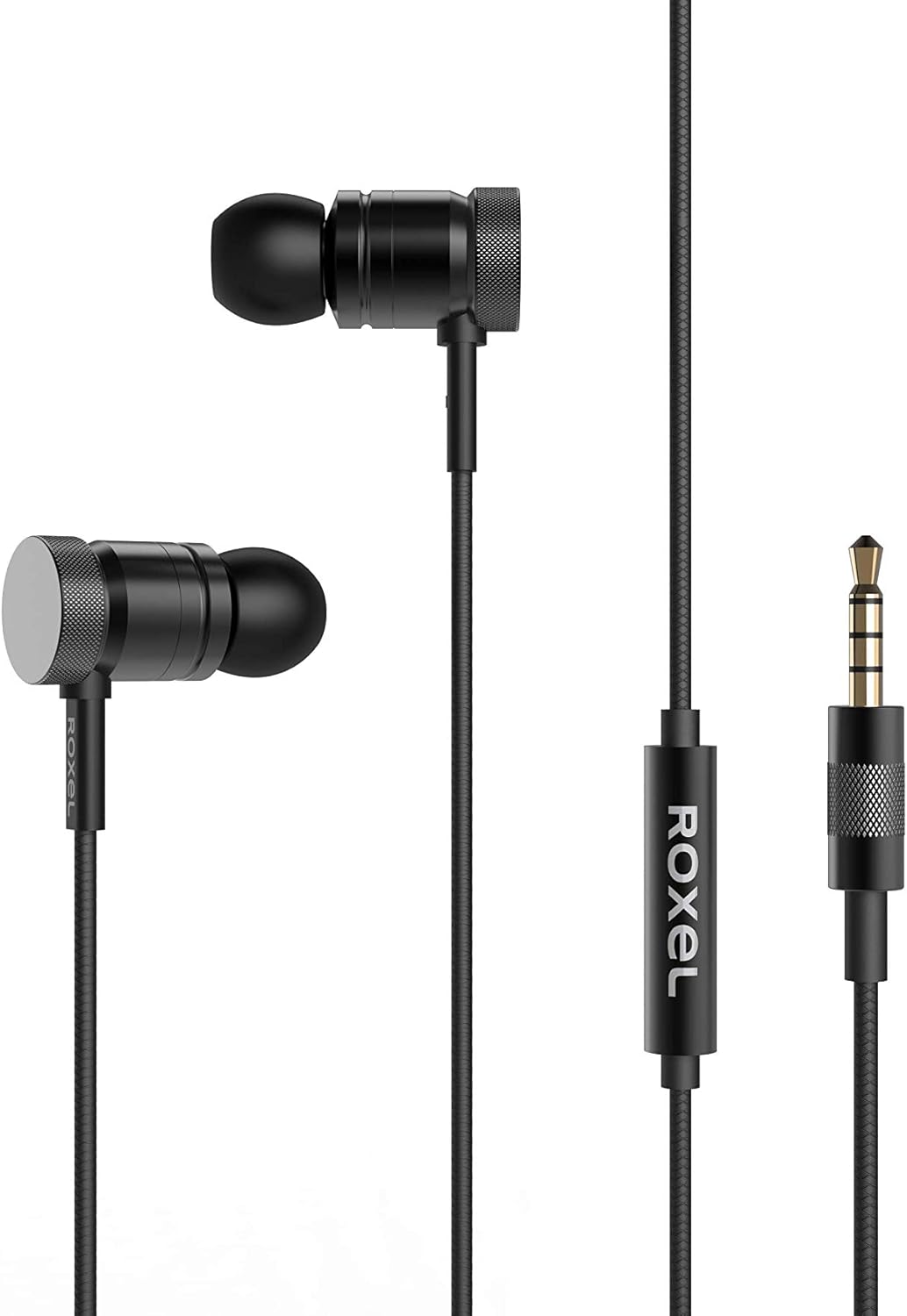 Roxel RX650 High Resolution Noise Isolating Earphone, Deep Bass and Rich Vocals with Built in Microphone