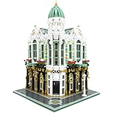 ZenithFlow Street View Building Blocks Kit, Gem Store Mini Blocks Construction Toys European Architecture Model House Store B