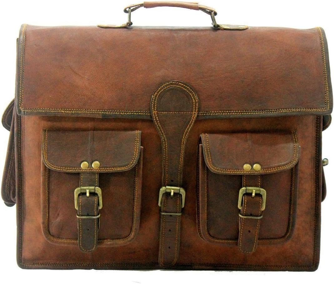 men's leather office laptop bag