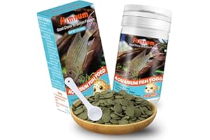 Aquarium Fish Food, Nutritionally Balanced Shrimp Fish Food, Daily Diet for All Bottom Feeders, Fresh Seafood Formula, 1.76 O