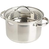 Norpro 4-Quart Steamer Cooker, 3 Piece Set, Stainless Steel