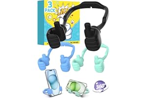 CALDEVER Stocking Stuffers for Adults Teens Boys Girls Mens Gifts for Kids Christmas: Thumbs Up Lazy Phone Stand for iPhone Cell Phone Holder Funny Gifts for Teenage Women Wife Gag Cool Gadgets Stuff Ideas