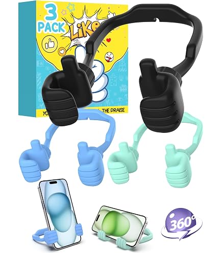 Stocking Stuffers For Teens Girls Kids Boys: Gifts For Men Women Thumbs Up Lazy Cellphone Holder For Desk Funny Gifts For Adults Teenager Mom Husband Friends Stuff Who Have Everything Christmas