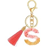 TTYY Initial Letter Keychain for Women Birthday Gift,Backpack,Purses,and Phone Cases