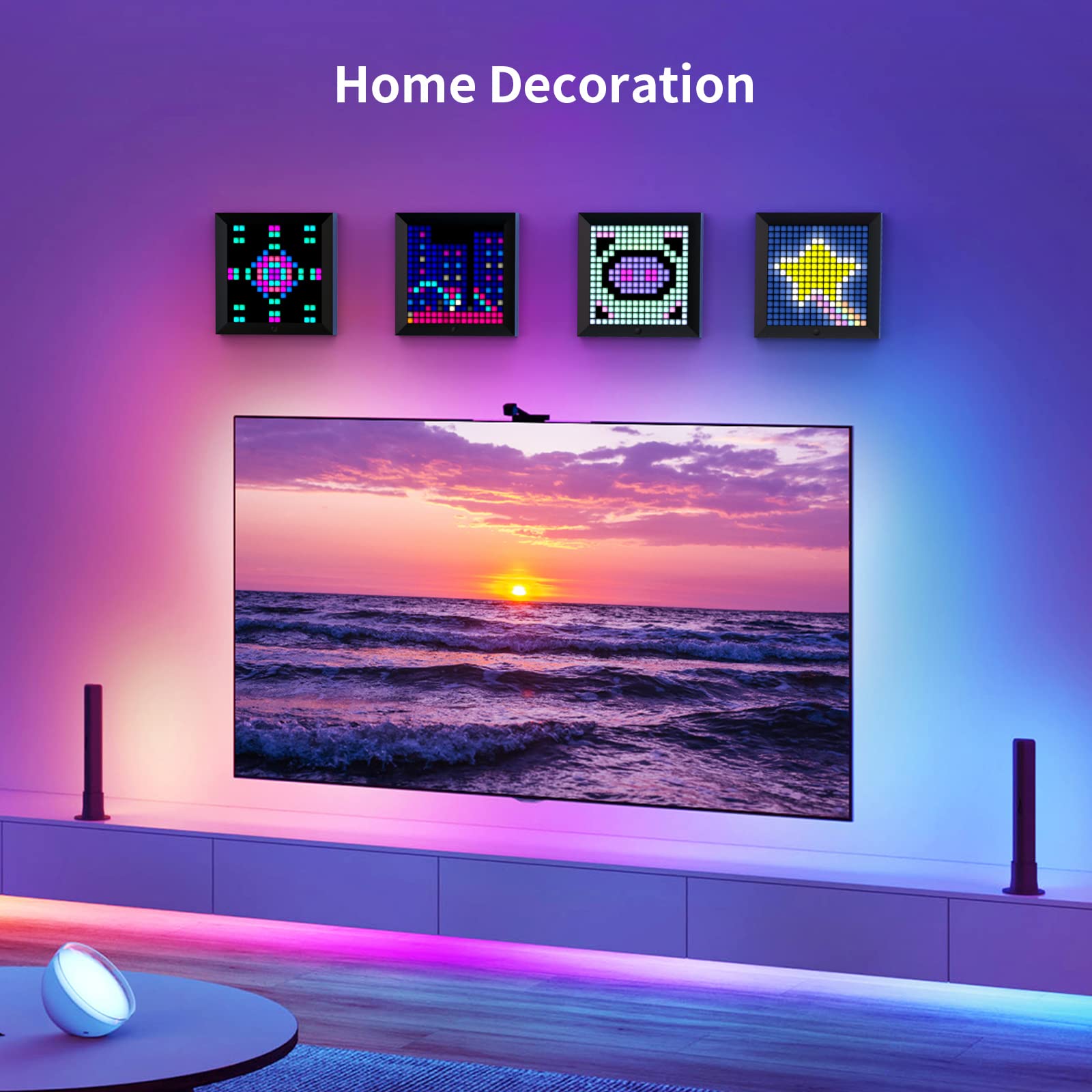 Mua Divoom LED Light Display Panel Suit for RGB Light Bars,with Smart ...