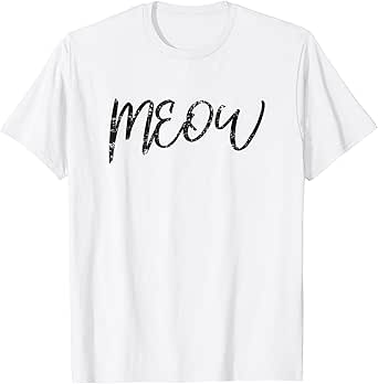 meow tee shirts