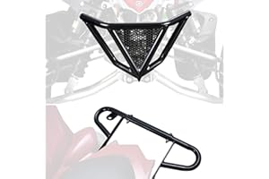 A & UTV PRO Front Bumper Guard & Rack Rear Wide Grab Bar Compatible with 2006-2022 Yamaha Raptor 700 / 700R Accessories