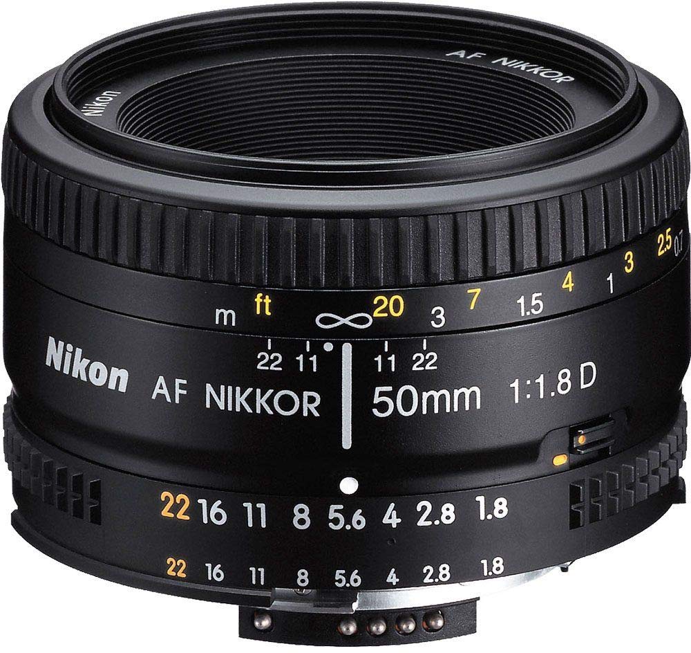 Nikon Obiettivo Nikkor AF 50 mm f/1.8D, Nero [Versione EU]