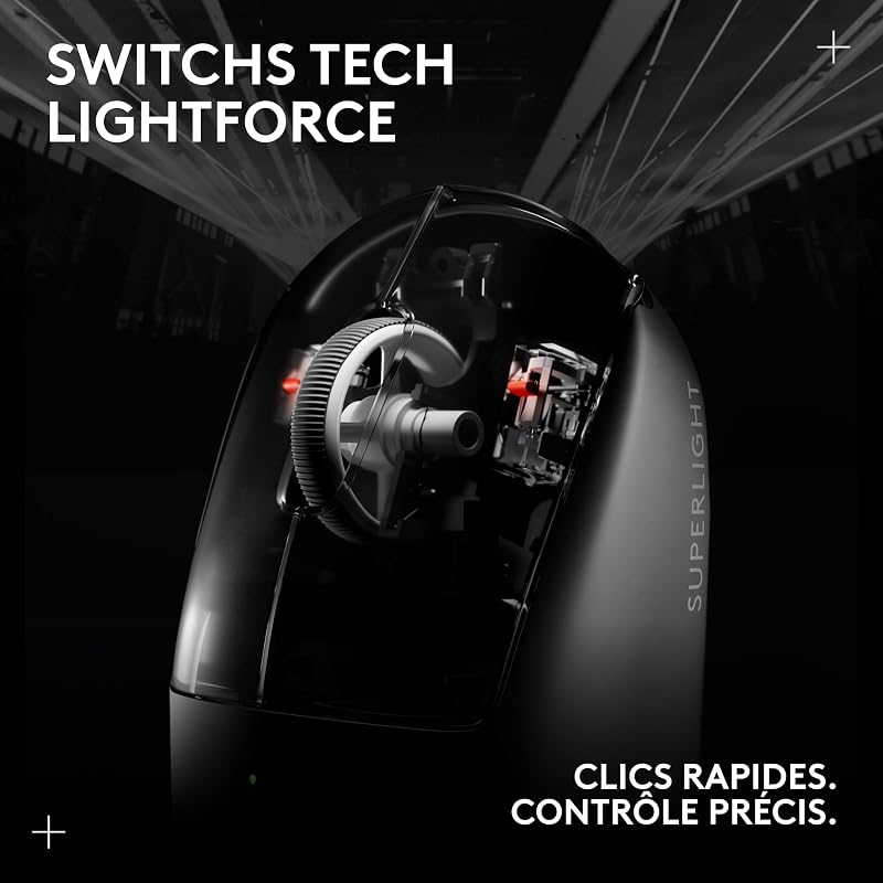 PRO X SUPERLIGHT 2, souris gaming sans fil - Noir
