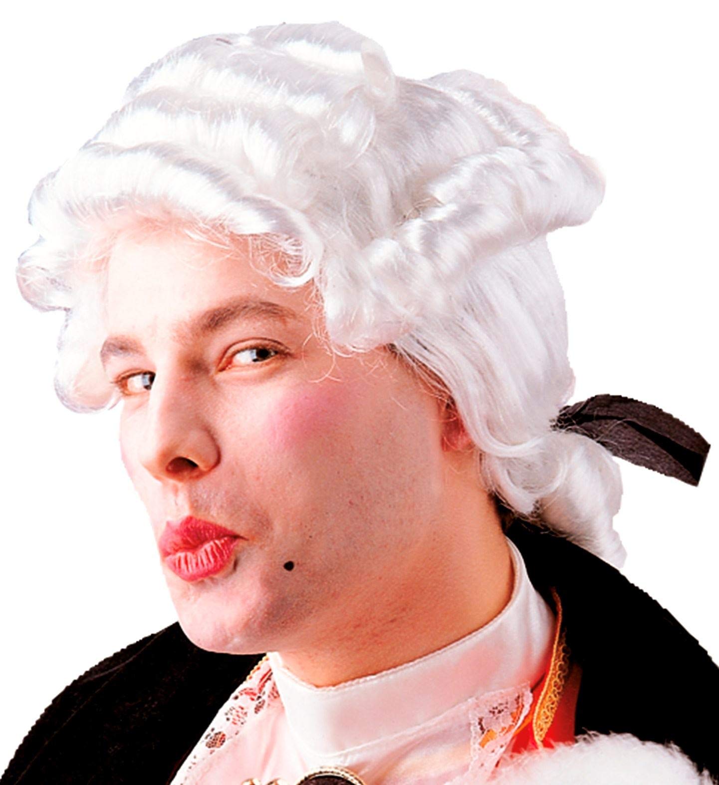 White Court / Pimpernel Casanova In Box Wig for Fancy Dress Costumes & Outfits Accessory