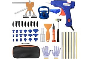 Larlarsa Car Dent Puller Kit - Adjustable & Paintless Dent Repair Kit, Mini Dent & Deep Dent Remover Tool for Car & Ding Hail Dent