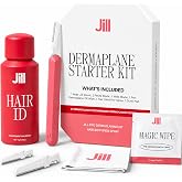 Jill Pro Dermaplaning Kit for Women, Facial Hair Removal &amp; Hair ID Spray | See peach fuzz clearly, remove facial hair and exfoliate for smooth, refreshed skin at home