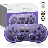 8Bitdo SN30 Pro - Purple,Switch Wireless Bluetooth Game Controller Gamepad | Hall Effect Joystick Update, Switch Steam Mac PC Android Windows MacOS