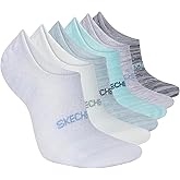 Skechers womens Slip-ins 6-pack Performance No Show Liners, Lightweight & Breathable Mesh