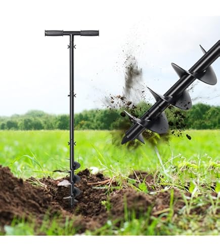 Pole Auger - Drill 2" Piling Poles For Floating Docks - Dock