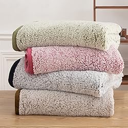 EMME Sherpa Blanket Twin Size Fleece Throw