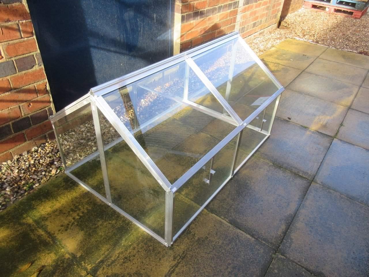Hall Jumbo Cold frame with Toughened Glass/mini greenhouse Amazon.co