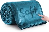 MOONLIGHT20015 Fleece Throw Blanket 400 GSM Teal 150x200 cm view 9