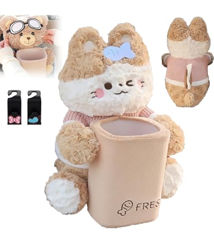 Essentra Home Decorative Matte White Christmas Tissue Box Cover – Square Polyresin Holder With Festive Trees And Reindeer – Holiday Bathroom, Kitchen, Office & Home Decor - View #7