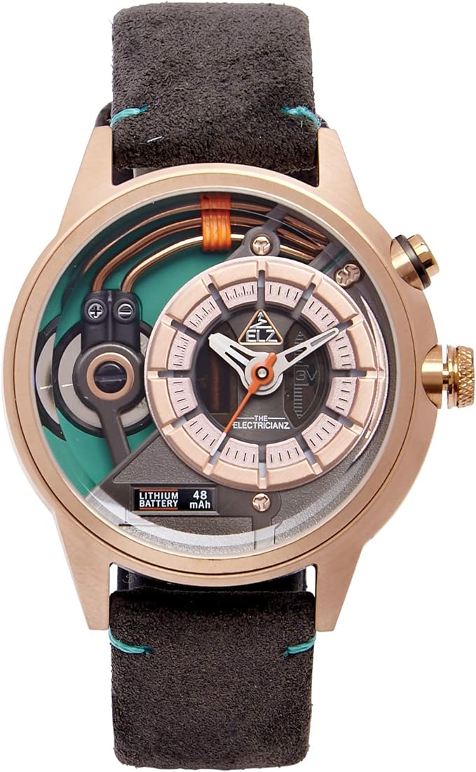 The Electricianz CaZino Mens Designer Watch LED Light UP DIAL, Swiss