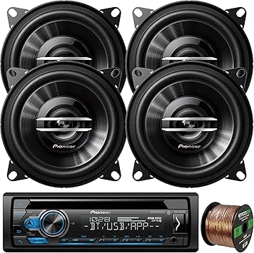 pioneer car stereo with 4 speakers