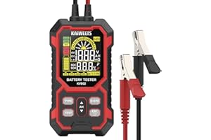KAIWEETS Car Battery Tester, 12V/24V Automotive Load Analyzer with Color LCD, 50-2000 CCA, SOH SOC Check, Cranking Test Voltage Meters for Vehicles, Trucks, Motorcycles, ATVs, SUVs, and Boats
