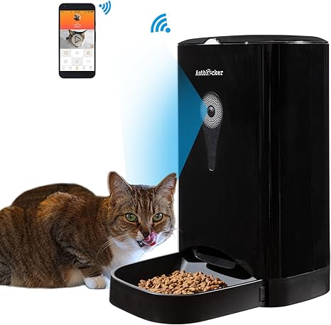 Amazon Com Antblocker Automatic Cat Feeder Buildin Hd Camera And