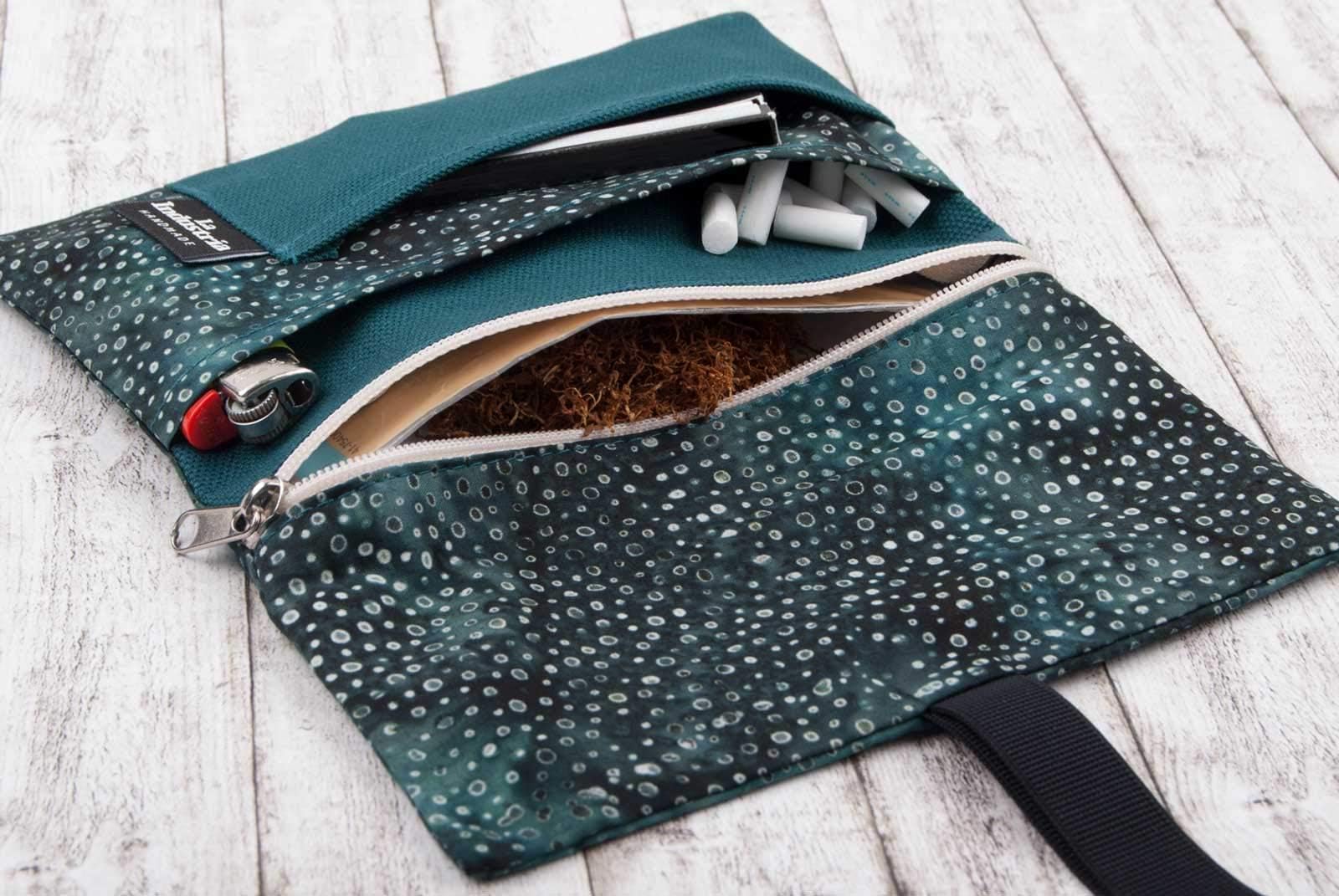 Cotton fabric Rolling Tobacco Pouch 'Galaxy'