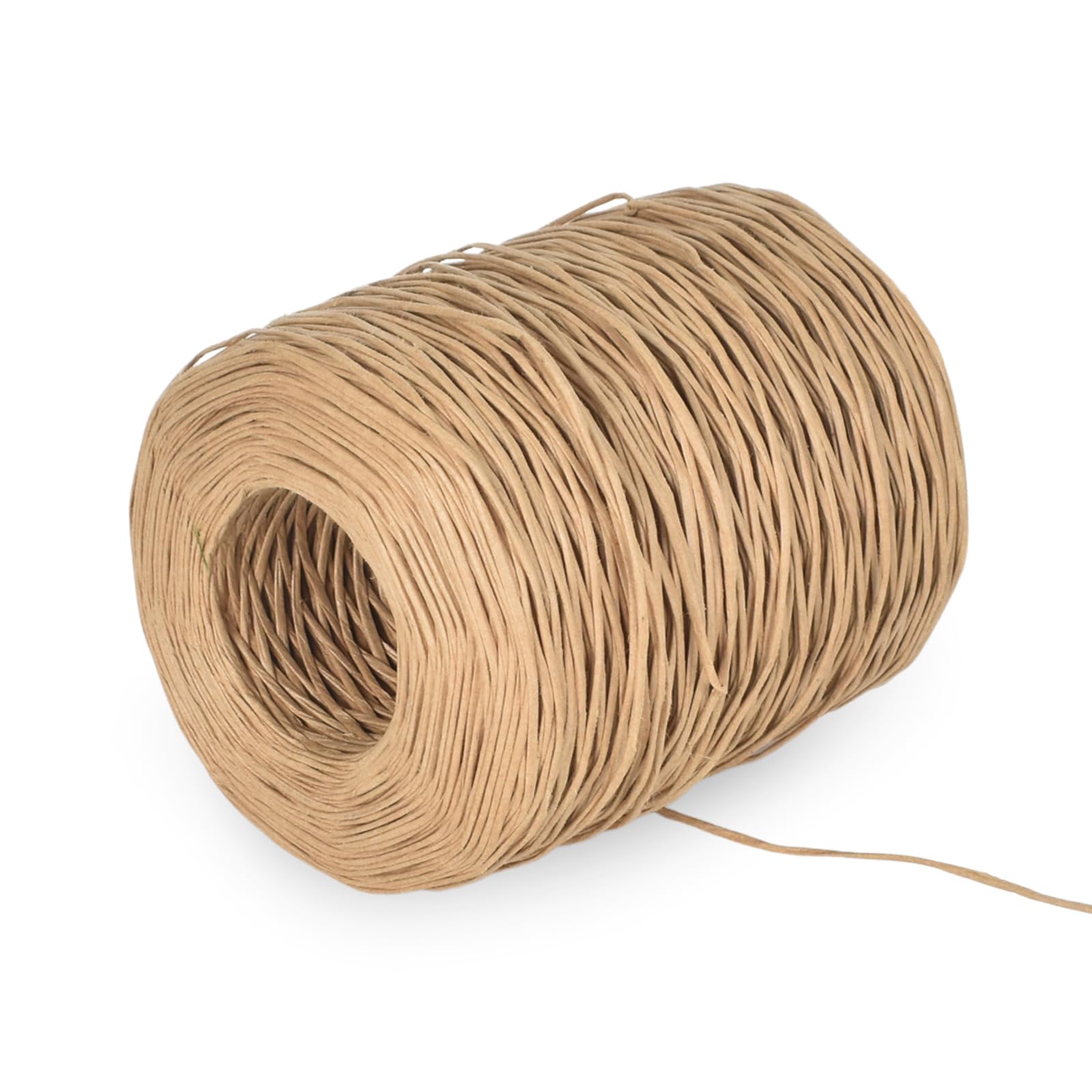 200m Wire Natural Color Paper - Versatile Paper Wire Natural for DIY, Floristry and Garden Use, Ideal for Crafting Wire Covered Bouquets and Supporting Plant Growth
