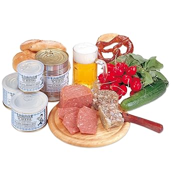 Dosenset ? Verschiedene Wurstspezialitäten in der Dose ? Inhalt: ca. 3,6kg (9x400g)