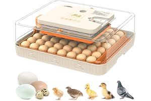 WONEGG 56 Eggs Incubators for Hatching Eggs - Automatic Egg Turner with Temperature and Humidity Control, Egg Candler, Incubator for Hatching Chicken, Duck, Goose, Pigeon, Quail, Parrot Eggs