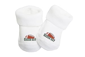 Future Tailgater Baby Toe Bootie Socks for Green Bay Fans